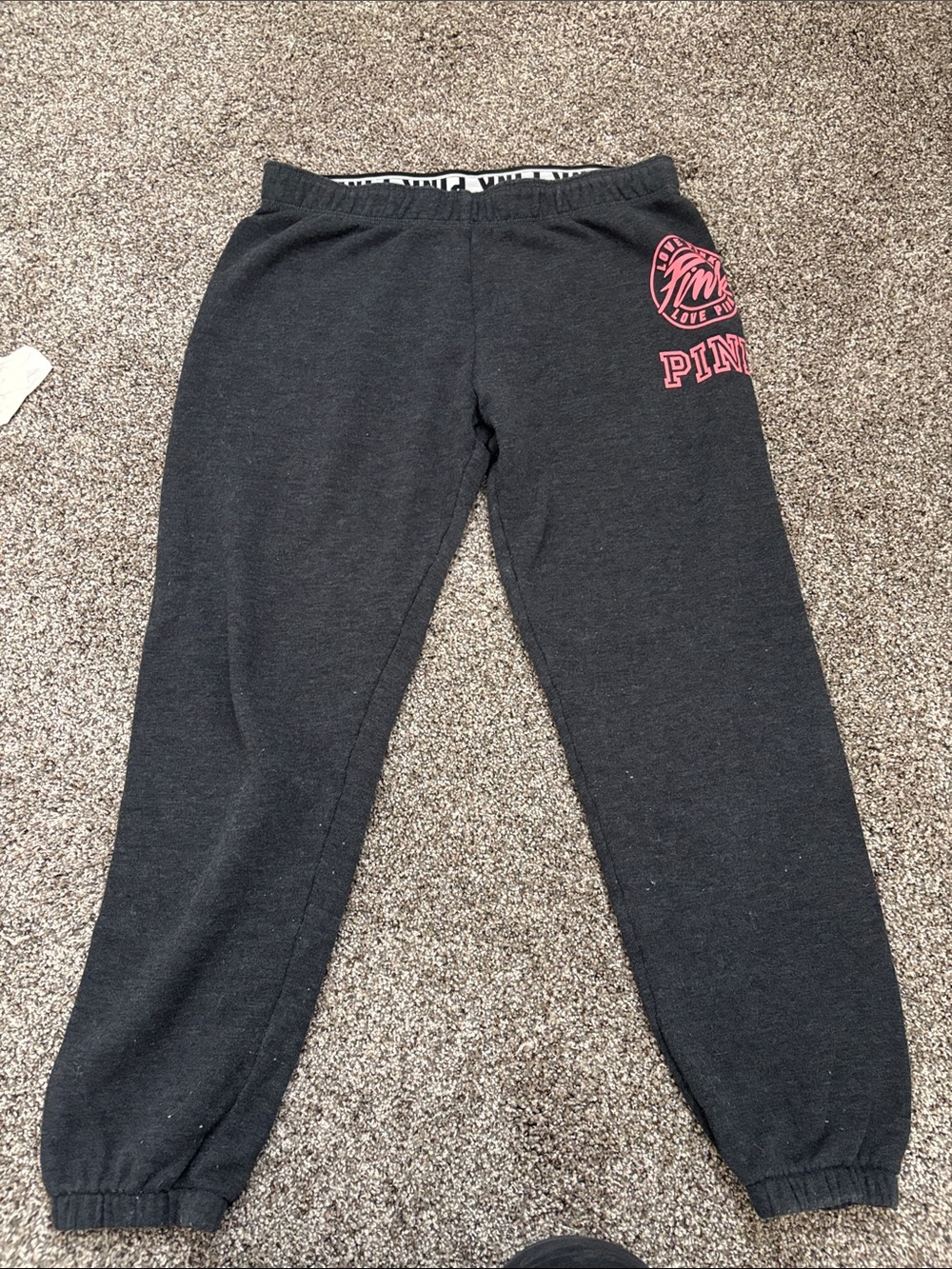 Pink capri joggers